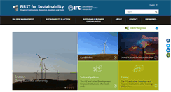 Desktop Screenshot of firstforsustainability.org